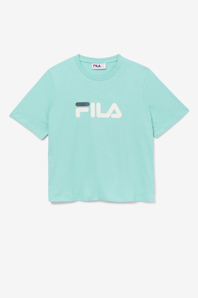 Fila T-Shirt Miss Eagle Womens Blue - India JVQ-908431